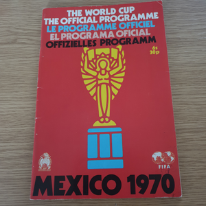 1970 World Cup Tournament Programme UK Edition