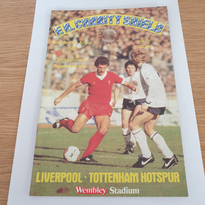 1982 Charity Shield Liverpool v Tottenham