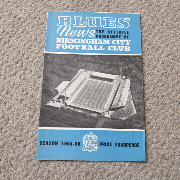 Birmingham City v Sunderland 1964/5