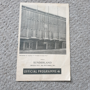 Leeds United v Sunderland 1963/4