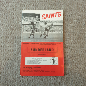 Southampton v Sunderland 1967/8
