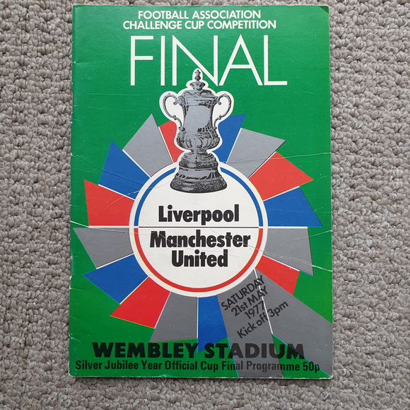 Liverpool v Man Utd 1977 FA Cup Final