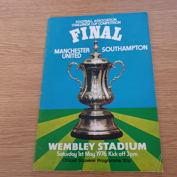 Manchester United v Southampton 1976 FA Cup Final