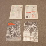 Sunderland Home Programmes 1973/4 Complete