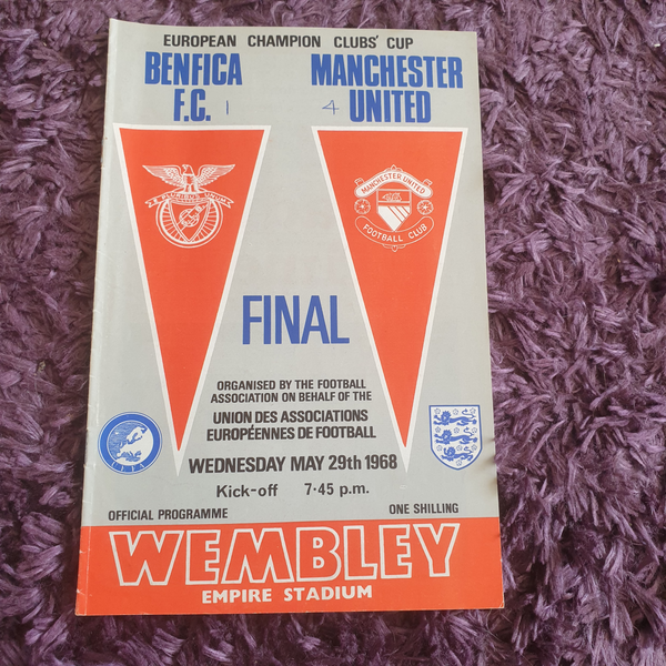 1968 Benfica v Manchester United European Cup Final