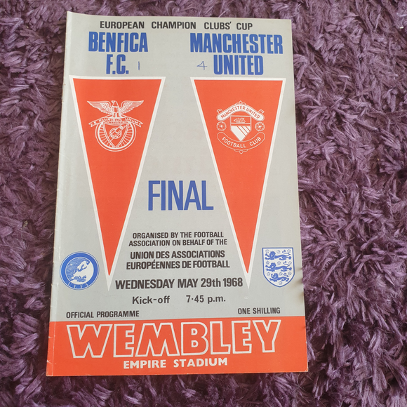 Manchester United v Benfica 1968 European Cup Final