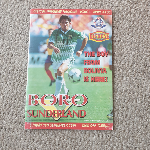 Middlesbrough v Sunderland 1994/95