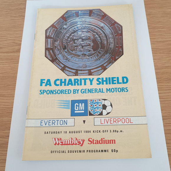1984 Charity Shield Liverpool v Everton